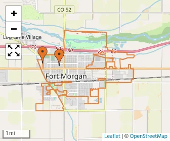 Area schools map
